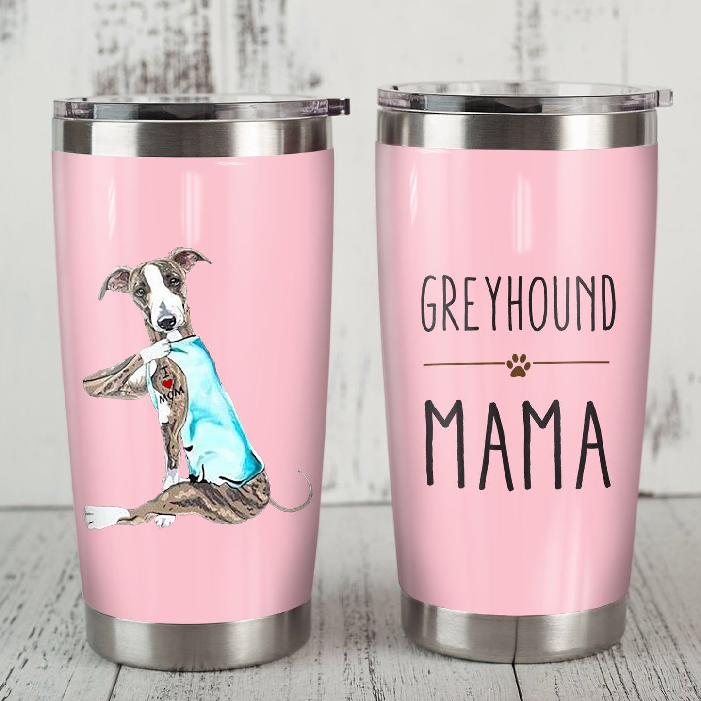 Greyhound Dog Steel Tumbler SAP1005 81O36